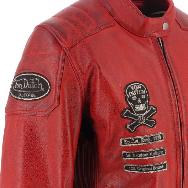 Von Dutch Pretty Leather Soft Red