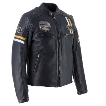 Von Dutch Race Now Leather Nero Bianco Giallo