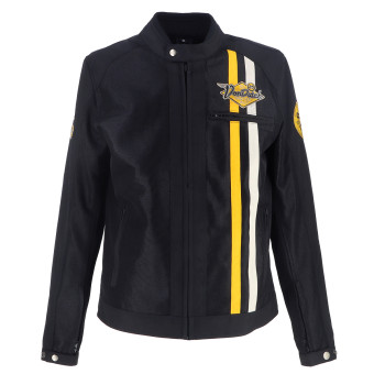 Giacche moto Von Dutch Speed Racer Air T-Mesh Black White Yellow