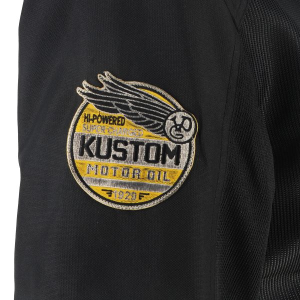 Von Dutch Speed Racer Air T-Mesh Black White Yellow