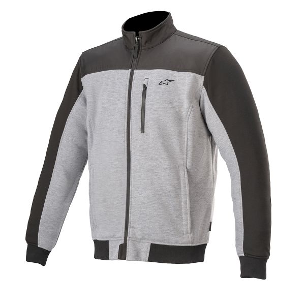 Giacche moto Alpinestars Cafe Track Fleece Gray Heather Black