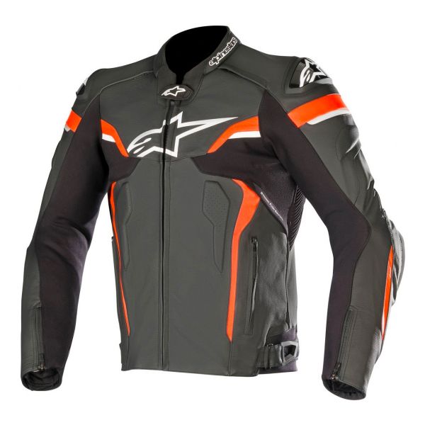 Giacche moto Alpinestars Celer V2 Black White Red Fluo