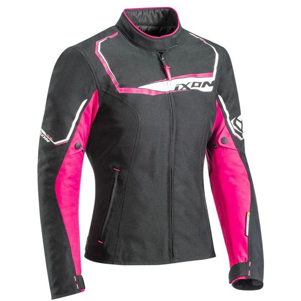 Giacche moto Ixon Challenge Lady Black Fushia