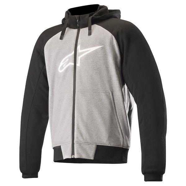 Giacche moto Alpinestars Chrome Sport Hoodie Melange Gray Black