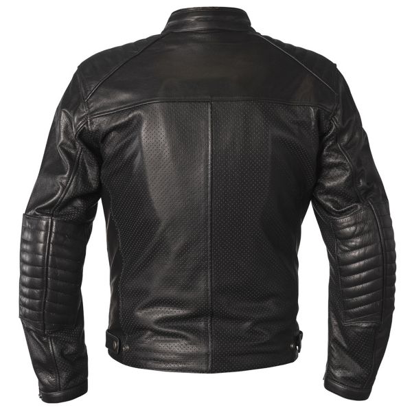 Helstons Classico Leather Perforated Black