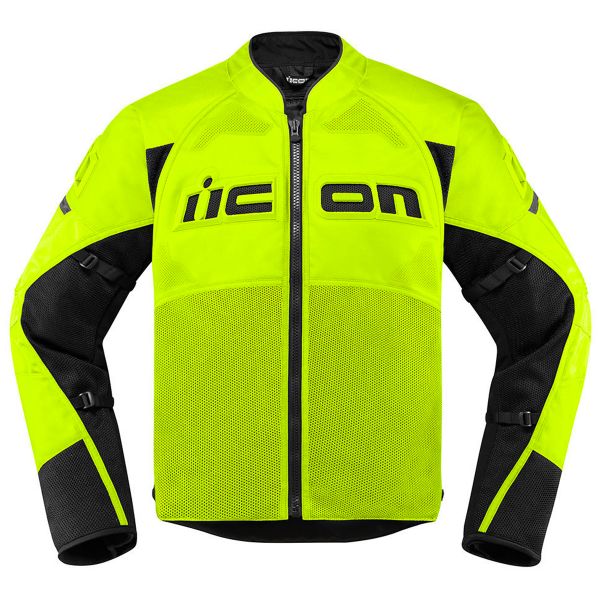 Giacche moto ICON Contra 2 Hi-Viz Yellow