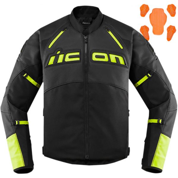 Giacche moto ICON Contra2 Hi-Viz