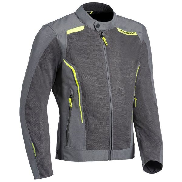 Giacche moto Ixon Cool Air Grey Yellow Giacche moto Ixon Cool Air Grey Yellow