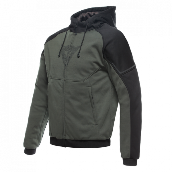 Giacche moto Dainese Daemon-X Safety Hoodie Green Black Giacche moto Dainese Daemon-X Safety Hoodie Green Black