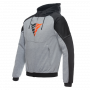 Giacche moto Dainese Daemon-X Safety Hoodie Melange Grey Black Red Fluo