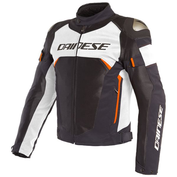 Giacche moto Dainese Dinamica Air D-Dry Black White Fluo Red