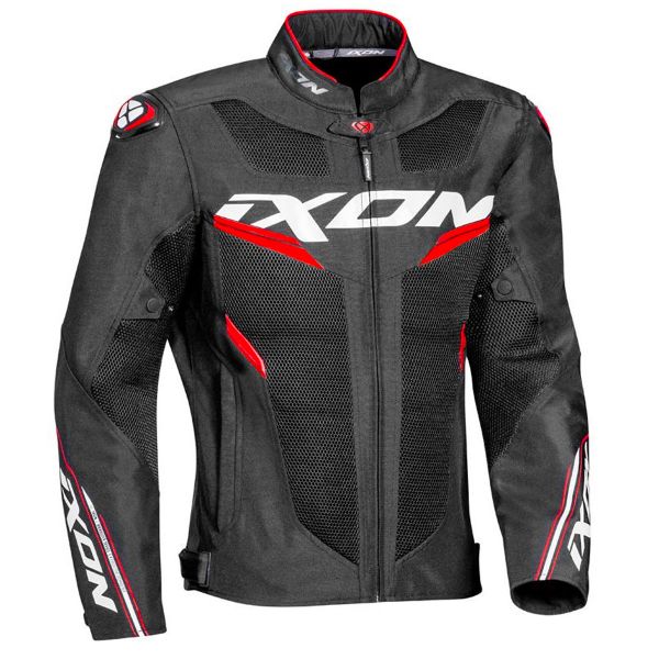 Giacche moto Ixon Draco Black White Red Giacche moto Ixon Draco Black White Red