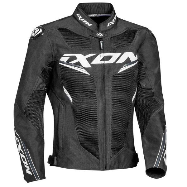 Giacche moto Ixon Draco Black White Giacche moto Ixon Draco Black White