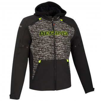 Giacche moto Bering Drift Black Grey Reflect Night