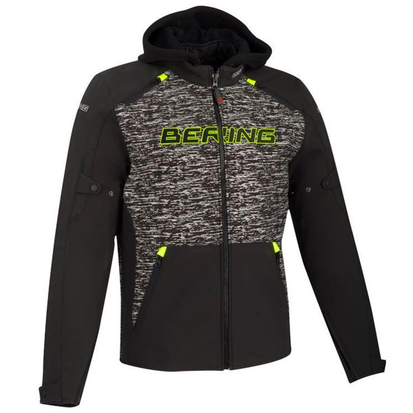 Giacche moto Bering Drift Black Grey Reflect Night