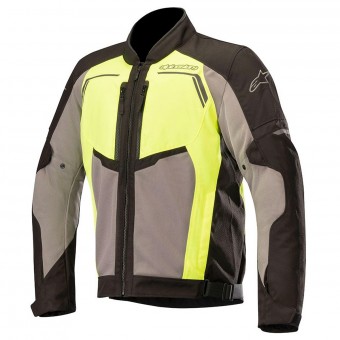 Giacche moto Alpinestars Durango Air Black Dark Grey Yellow Fluo