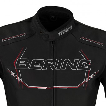 Bering Forcio Pelle Nero Bianco Rosso