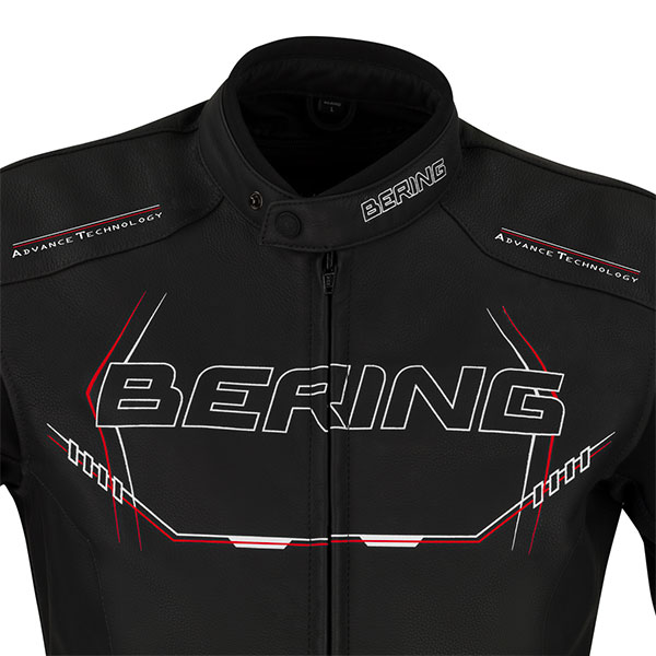 Bering Forcio Pelle Nero Bianco Rosso