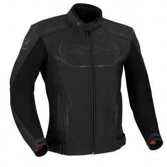 Giacche moto Bering Forcio Pelle Nero Grigio
