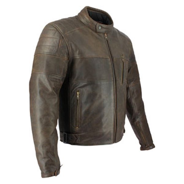 Giacche moto Soubirac Frisco II Marrone