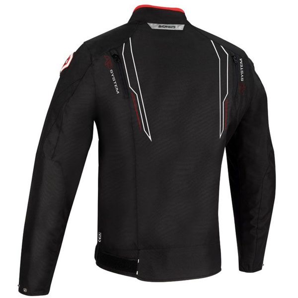 Giacca Moto Bering Guardian Nero Bianco Rosso in Stock | iCasque.it
