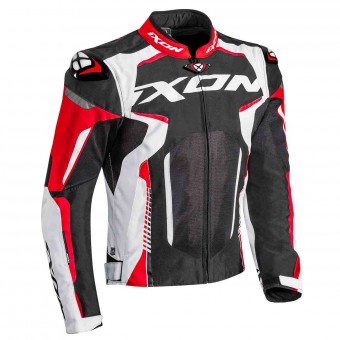 Giacche moto Ixon Gyre Nero Bianco Rosso