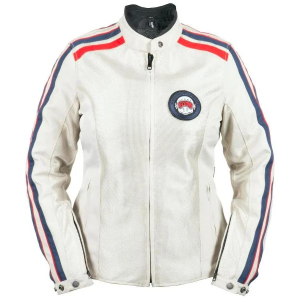 Giacche moto Helstons Jade Lady Mesh Silver