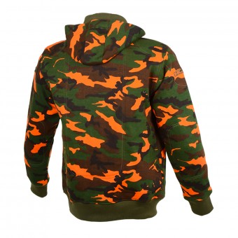 Booster Hoodie Core Camouflage Cachi Arancione