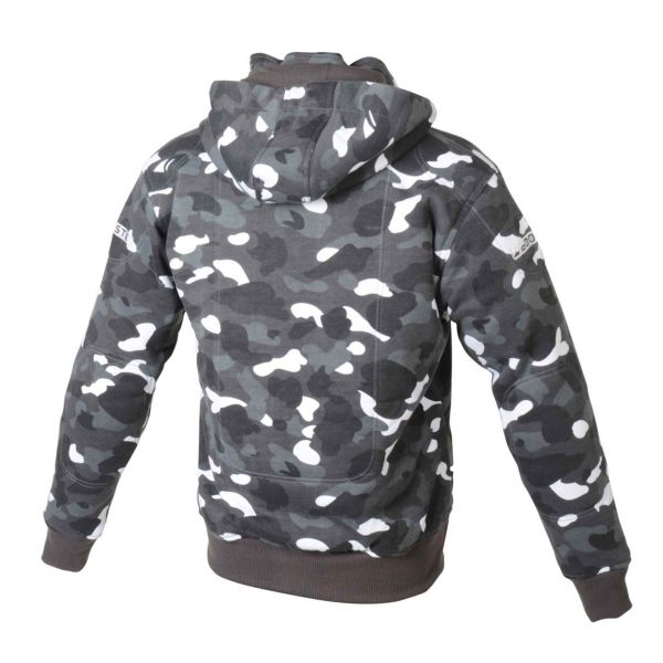 Booster Hoodie Core Camouflage Nero Bianco