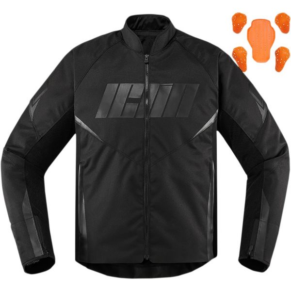 Giacche moto ICON Hooligan Jacket Black