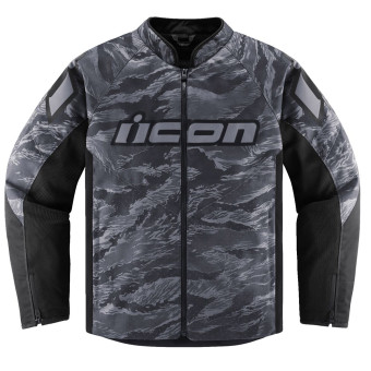 Giacche moto ICON Hooligan Tiger Blood Jacket Grey Giacche moto ICON Hooligan Tiger Blood Jacket Grey