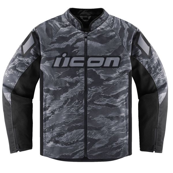 Giacche moto ICON Hooligan Tiger Blood Jacket Grey Giacche moto ICON Hooligan Tiger Blood Jacket Grey