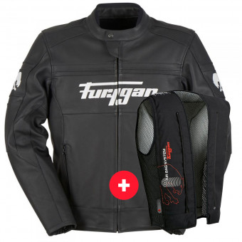 Giacche moto Furygan Houston V3 Black + Fury Air Bag System