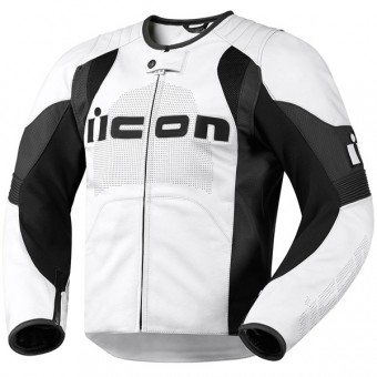 Giacche moto ICON Overlord Jacket White
