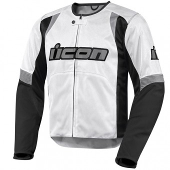 Giacche moto ICON Overlord White