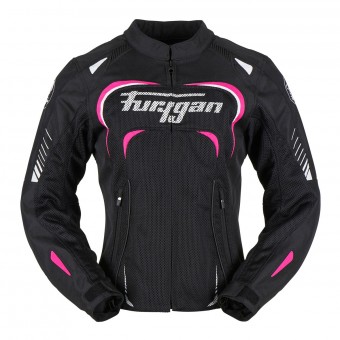 Giacche moto Furygan Kiara Vented Lady Black Pink Giacche moto Furygan Kiara Vented Lady Black Pink
