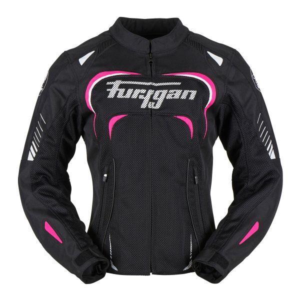 Giacche moto Furygan Kiara Vented Lady Black Pink