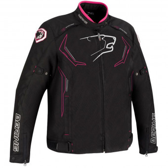 Giacche moto Bering Lady Guardian Queen Size Nero Fucsia