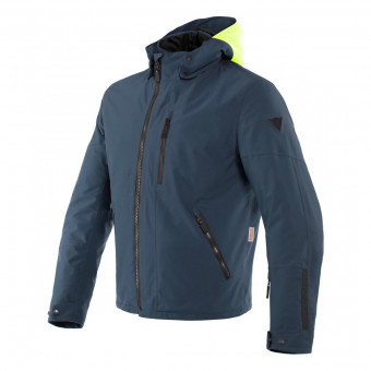 Giacche moto Dainese Mayfair D-Dry Fluo Yellow Ebony