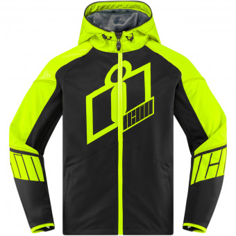 Giacche moto ICON Merc Crusader Hi-Viz Yellow