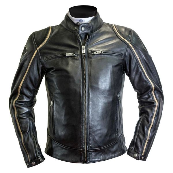 Giacche moto Helstons Modelo Rag Nero Beige