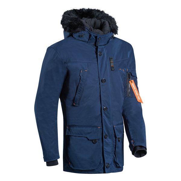 Giacche Moto Lunghe Ixon Ontario Navy