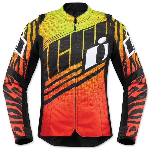 Giacche moto ICON Overlord SB2 Wildchild Women Orange