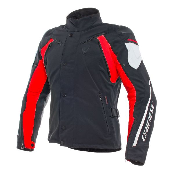 Giacche moto Dainese Rain Master D-Dry Black Gray Red