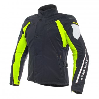 Giacche moto Dainese Rain Master D-Dry Black Gray Yellow Fluo