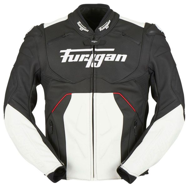 Giacche moto Furygan Raptor Evo Black White Red