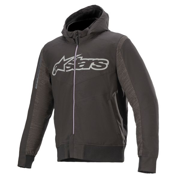 Giacche moto Alpinestars Rhod Windstopper Hoodie Melange Black