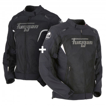 Giacche moto Furygan Icare Black Giacche moto Furygan Icare Black