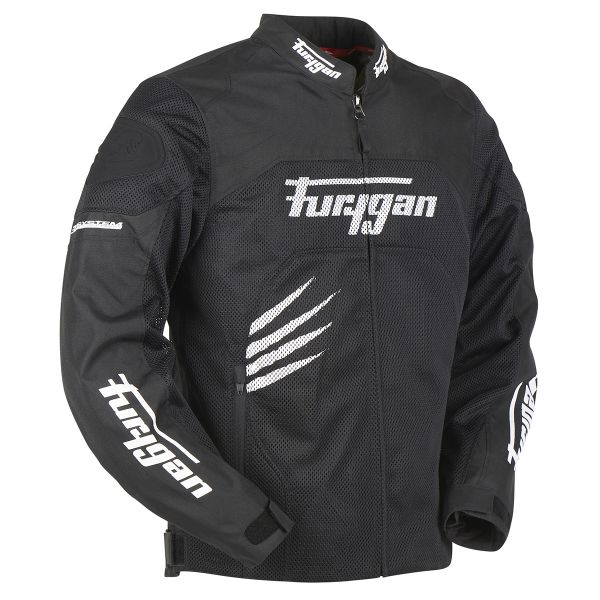 Giacche moto Furygan Rock Vented Black White