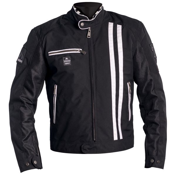 Giacche moto Helstons Shelby Mesh Black White